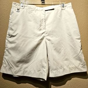 Liz Golf by Liz Clairborne Kylie Tan Golf Shorts Midi Size 10